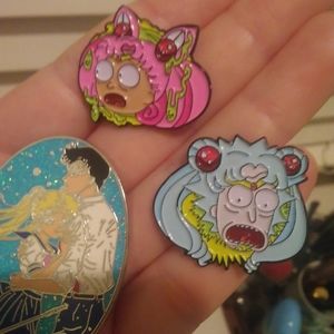 Sailor Moon enamel pins!